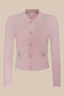 Patsy Crop Crew Cardigan Misty Rose
