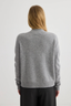 Cashmere V-Neck Cardigan Grey Marle