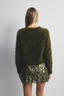Adele Cashmere Crew Neck Knit Moss