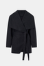 Audrey Wrap Jacket Charcoal