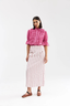 Leonie Blouse Poppy Bark Stripe