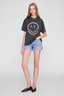 Cade Tee Smiley Washed Grey