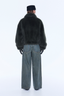 Daphne Faux Fur Bomber Olive