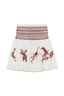 Odie Embroidered Skirt Ivory