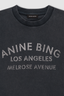 Cade Tee Melrose Stencil Washed Black