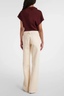 Mica Mid Rise Wide Leg Jean Ecru