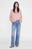 Ivan Long Sleeve Melrose Stencil Washed Blushed