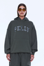Cassie Oversized Hoodie Washed Olive/ Pelly