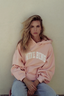 Harvey Sweatshirt Anine Bing Coral Pink