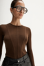Silia Knit Top Tan