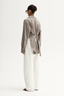 Emry Stripe Shirt Taupe Stripe