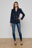 Kyomi Double Breasted Blazer Midnight