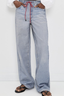 Miramar Terry Drawcord Wide Pant  Brighton