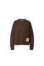 Velma Sweater Cocoa Flowers