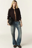 Milas Suede Jacket Chocolate