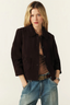 Milas Suede Jacket Chocolate