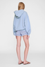 Harvey Sweatshirt Letterman Washed Light Blue