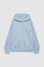 Harvey Sweatshirt Letterman Washed Light Blue
