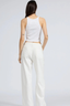 Featherweight Phoebe Drawstring White Scallop