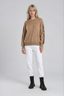 Deval Girls Merino Jumper Camel/ Chocolate