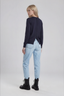 Deval Girls Merino Jumper Navy/ Light Blue