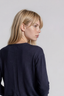 Deval Girls Merino Jumper Navy/ Light Blue