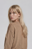 Deval Girls Merino Jumper Camel/ Chocolate
