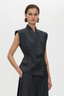 Ascent Double Breasted Vest Dark Grey