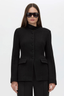 Nomari Short Fitted Coat Black