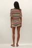Raya Polo Top Perla Stripe