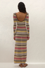 Pedro Maxi Dress Perla Stripe