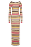 Pedro Maxi Dress Perla Stripe