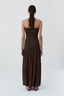 Strapless Balloon Hem Dress Cedar