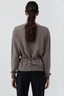Cashmere Asymm Cardigan Vapor