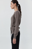 Cashmere Asymm Cardigan Vapor