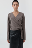 Cashmere Wrap Cardigan Vapor