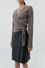 Cashmere Wrap Cardigan Vapor