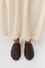 Bunto Woven Slides Chocolate