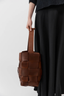 Woven Large Tote Chestnut