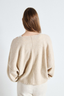 Damsville Boatneck Jumper Sand Melange