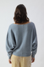 Damsville Boatneck Jumper Storm Melange
