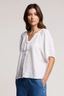 Faeryn Linen Top White