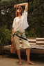 Faeryn Linen Top White