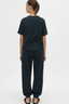 Tia Flocking Track Pant Deep Ink