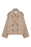 Rickie Cropped Trench Beige