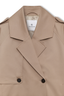 Rickie Cropped Trench Beige