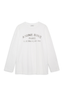 Ivan Long Sleeve New York Stencil Ivory