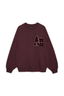 Miles Sweatshirt Letterman Fig