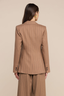 Chamberlain Blazer Mocha Tan/ Brown Pinstripe