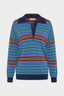 Harlow Oversized Polo Juan Stripe